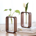 Elegant Homeware Style Furnishings Wood Vase Decoration